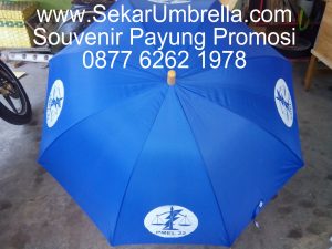 Payung standar biru