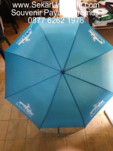 Payung standar biru muda