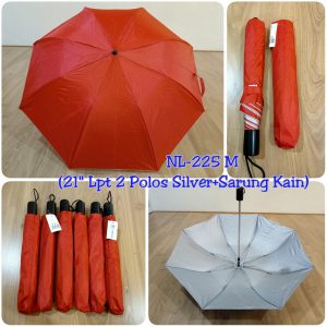 Payung Lipat 2 Merah NL-225M