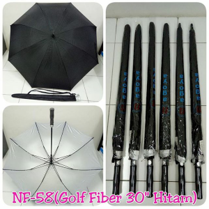 Payung Golf Fiber Hitam NF-58